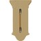 Ekena Millwork 6 1/2"W x 6 1/2"D x 12"H Raised Fluting Corbel, Alder COR06X06X12RAAL - alternate 2